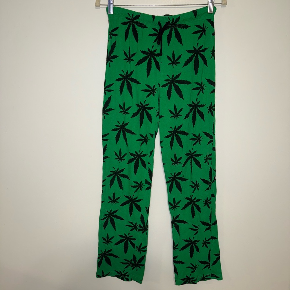 Great Condition Spencer’s Medium Weed Leaf Pajama Pants.
